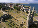 Ruins of St. Andrews Cathedral, Dating from the 14th Century, St. Andrews, Fife, Scotland Photographic Print by Patrick Dieudonne