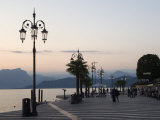 Lakeside Evening at Lazise, Lake Garda, Veneto, Italy, Europe Photographic Print by James Emmerson