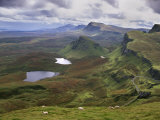 Slopes of the Quiraing, Northeast Coast of Trotternish Peninsula, Isle of Skye, Scotland Photographic Print by Patrick Dieudonne