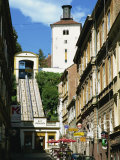 Funicular, Zagreb, Croatia, Europe Photographic Print by Ken Gillham