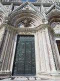 Doors of the Duomo, Siena, Tuscany, Italy, Europe Photographic Print by Robert Harding
