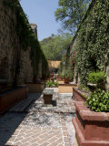 In the Gardens of the Hacienda San Gabriel De Barrera, in Guanajuato, Guanajuato State, Mexico Fotografie-Druck von Robert Harding