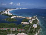 Hotel Area of Cancun, Cancun, Yucatan, Mexico, North America Photographic Print by Robert Harding