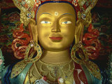 Statue of Maitreya, Tikse Gompa, Ladakh, India Photographic Print by James Gritz
