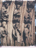 Polaroid Image Transfer of Stone Carvings on Cathedral of Notre Dame, Paris, France, Europe Photographic Print by Lee Frost