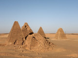 Pyramids at Jebel Barkal,, Karima, UNESCO World Heritage Site, Sudan Photographic Print by Mcconnell Andrew