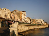Seafront Area at the Historical Area of Ortygia, Syracuse, Sicily, Italy, Europe Photographic Print by Levy Yadid