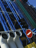 Exterior Detail of Pipes at the Pompidou Centre, Beaubourg, Paris, France, Europe Photographic Print by Mawson Mark