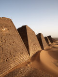 Pyramids of Meroe, Sudan's Most Popular Tourist Attraction, Bagrawiyah, Sudan, Africa Photographic Print by Mcconnell Andrew
