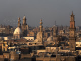 Minarets Tower over Islamic Cairo and the Area of Khan Al-Khalili, Cairo, Egypt Photographic Print by Mcconnell Andrew