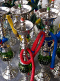Hubble Bubble Water Pipes for Sale in the Souq Waqif, Doha, Qatar, Middle East Photographic Print by Gavin Hellier