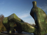 Henry Moore Sculpture Near Kenwood House on Hampstead Heath, North London, England, United Kingdom Photographic Print by Hughes David