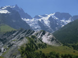 Mountains of the Haute-Alpes, Viewed from the Col De Galibier, 2704M, in the Alps, Provence, France Photographic Print by Hughes David