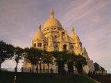 Sacre Coeur, Montmartre, Paris, France, Europe Photographic Print by Hughes David