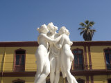 Greek Like Statue of Three Women Embracing, La Serena, Chile, South America Photographic Print by McCoy Aaron