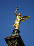 Golden Angel Liebenberg Monument, Vienna, Austria, Europe Photographic Print by Levy Yadid