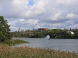 View across Toolo Bay to Linnanmaki Amusement Park, Helsinki, Finland, Scandinavia, Europe Photographic Print by Kelly Michael