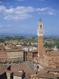 Mangia Tower and Buildings around the Piazza Del Campo in Siena, Tuscany, Italy Photographic Print by Lightfoot Jeremy Mangia Tower and Buildings around the Piazza Del Campo in Siena, Tuscany, Italy Photographic Print by Lightfoot Jeremy