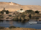 Overlooking the River Nile and the Mausoleum of Aga Khan, Aswan, Egypt, North Africa, Africa Photographic Print by Mcconnell Andrew