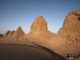 Royal Cemetery of Nuri, Burial Place of King Taharqa, Karima, Sudan Photographic Print by Mcconnell Andrew