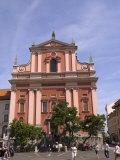 Church of the Annunciation, Preseren Square, Ljubljana, Slovenia, Europe Photographic Print by Lawrence Graham