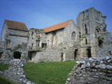 Priors Chapel and Tower from Cloister, Castle Acre Priory, Norfolk, England, United Kingdom, Europe Photographic Print by Hunter David