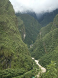 Urubamba River Flows Below Machu Picchu, Peru, South America Photographic Print by McCoy Aaron