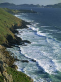Ria De Vigo, Cape Home and the Islas Cies, of the Rias Bajas, the Lower Estuaries, Galicia, Spain Photographie par Maxwell Duncan