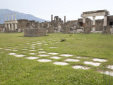 Forum Square, Pompeii, UNESCO World Heritage Site, Campania, Italy, Europe Photographic Print by Olivieri Oliviero