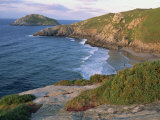 Rocky Coastline and Beach Near Punt De Moras on the North Coast, Rias Altas in Galicia, Spain Photographic Print by Maxwell Duncan