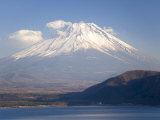 Mount Fuji, Viewed across Mototsu-Ko, One of the Lakes in the Fuji Go-Ko Region, Honshu, Japan Photographic Print by Gavin Hellier