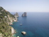 Capri, with the Famous Faraglioni Rocks on the Back Ground, Capri, Bay of Naples, Italy Photographic Print by Olivieri Oliviero