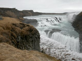 Gullfoss Waterfall, Southern Iceland, Polar Regions Photographic Print by Mobasser Ali