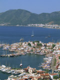 Low Aerial View over the Harbour and Town of Marmaris, Anatolia, Turkey Minor, Eurasia Photographic Print by Lightfoot Jeremy