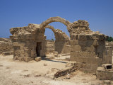 Ruins of the Byzantine Fortress at Paphos, Cyprus, Europe Photographic Print by Miller John