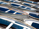 Boats for the Visit to the Famous Blue Grotto, Capri, Bay of Naples, Italy, Europe Photographic Print by Olivieri Oliviero