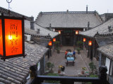 Historic Yamen Youth Hostel Courtyard Built in 1591, Pingyao City, Shanxi Province, China Photographic Print by Kober Christian