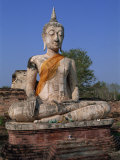 Large Statue of the Seated Buddha, Wat Mae Chon, Sukhothai, Thailand, Southeast Asia Fotografisk trykk av Morandi Bruno Large Statue of the Seated Buddha, Wat Mae Chon, Sukhothai, Thailand, Southeast Asia Fotografisk trykk av Morandi Bruno