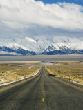 Never Ending Straight Road on US Route 50, the Loneliest Road in America, Nevada, USA Photographic Print by Kober Christian