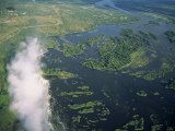 Victoria Falls, UNESCO World Heritage Site, Zimbabwe, Africa Photographic Print by Pate Jenny