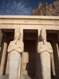 Osirid Statues at Deir Al Bahri, Funerary Temple of Hatshepsut, Thebes, Egypt Photographic Print by Mcconnell Andrew