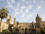 Cathedral and Bishop's Palace, Palermo, Sicily, Italy, Europe Photographic Print by Olivieri Oliviero
