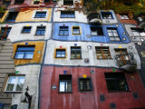 Hundertwasser House, Vienna, Austria, Europe Lámina fotográfica por Levy Yadid