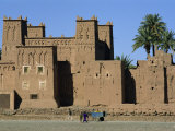 Exterior of the Amerhidil Kasbah, Skoura Oasis, Vallee Du Dades, Ouarzazate, Morocco Photographic Print by Morandi Bruno