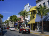 Street Scene in Duval Street, Key West, Florida, United States of America, North America Photographic Print by Miller John