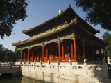 Confucius Temple and Imperial College Built in 1306, Beijing, China Photographic Print by Kober Christian