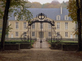 Louvois Chateau's Facade and Entrance Gate, Champagne, France, Europe Photographic Print by Miller John