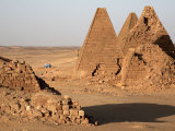 Pyramids at Jebel Barkal,, Karima, UNESCO World Heritage Site, Sudan Photographic Print by Mcconnell Andrew