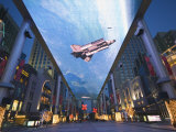 Asia's Largest Tv Screen at the Place Shopping Centre, Beijing, China Photographic Print by Kober Christian