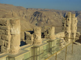Ruined Winter Palace of King Herod on Top of the Fortress of Masada, Israel, Middle East Photographic Print by Simanor Eitan